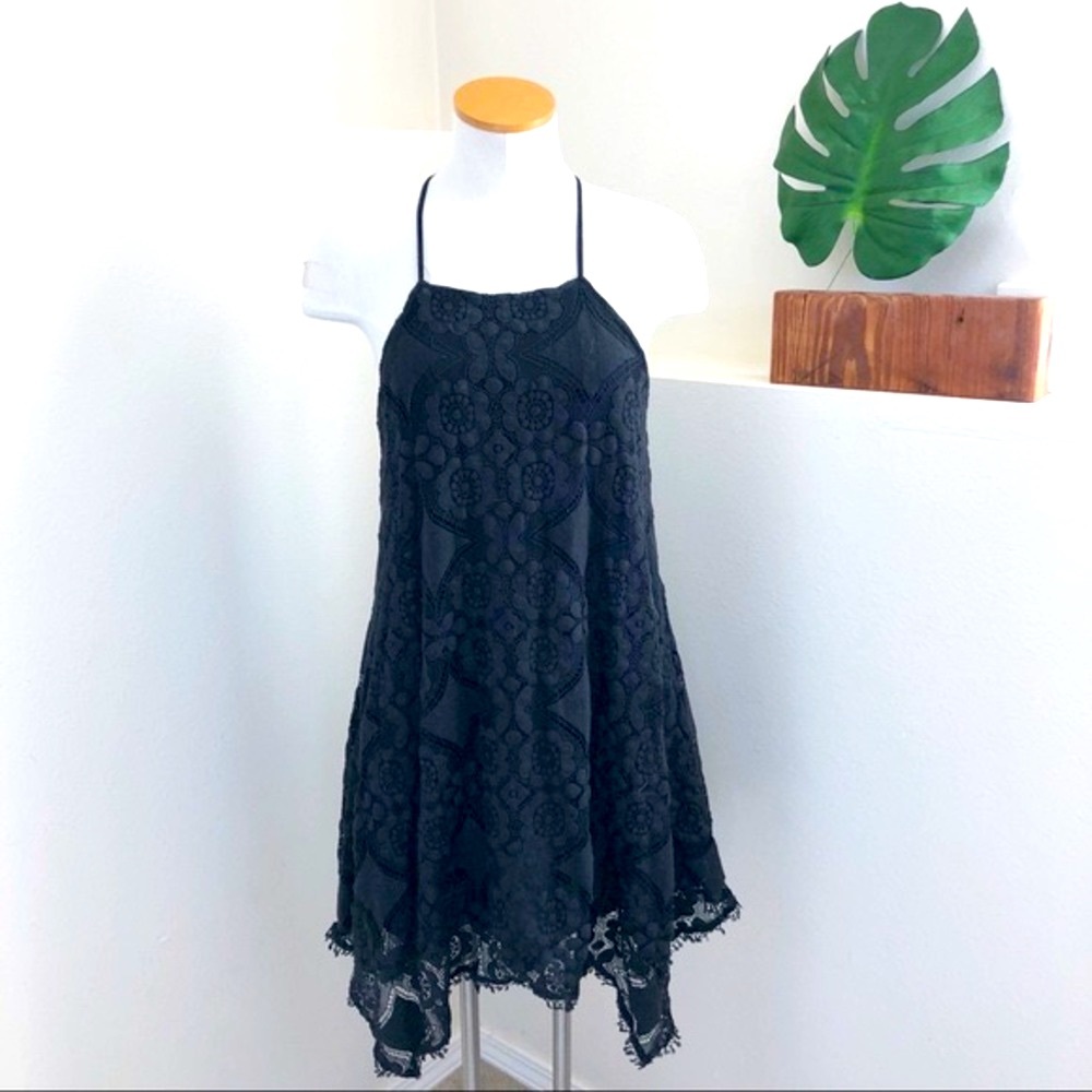 *3 for $10* NWT Free People black lace dress